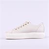 Paul Green Side Zip Platform Trainer - Ivory Leather
